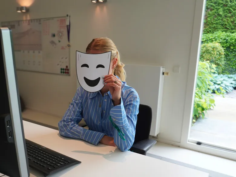 De collega die altijd zegt dat het goed gaat